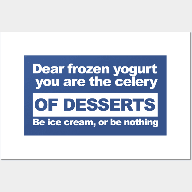 Frozen Yogurt Wall Art by nickbeta